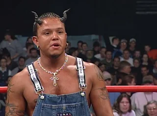 WCW Superbrawl Revenge 2001 - Rey Mysterio Jr. challenged Chavo Guerrero for the cruiserweight title