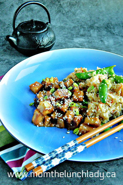 Pan-Fried Sesame Garlic Tofu