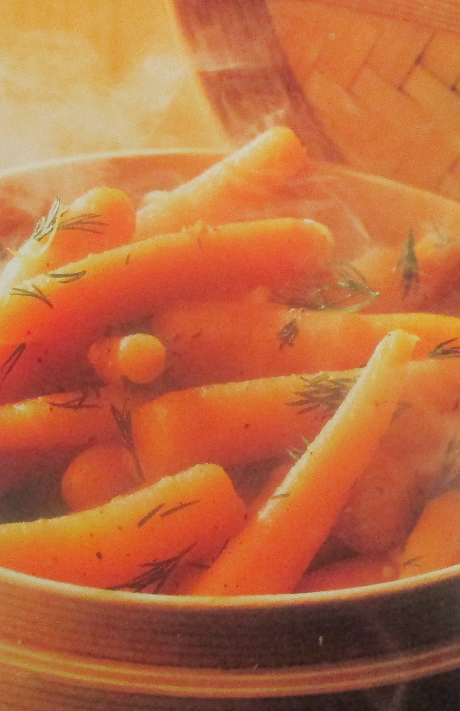 Le Chef Pierre D'Iberville Steamed baby carrots with lemondill butter