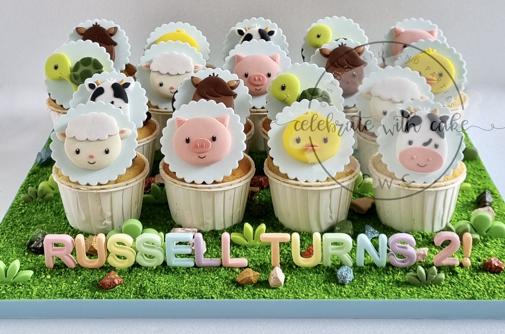 Celebrate with Cake!: Cute Dinosaur customised Cupcakes