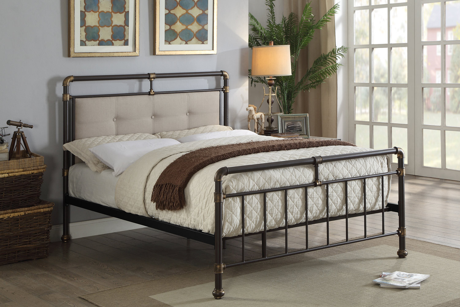 Industrial Bed Frame Table Frame