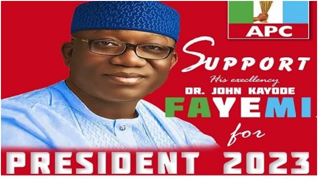 2023: Gov Fayemi’s presidential campaign posters go viral on social media - newsheadline247.com