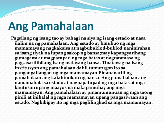 ano ang pamahalaan - philippin news collections