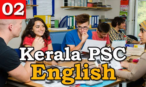 Kerala PSC - Model Questions English - 02