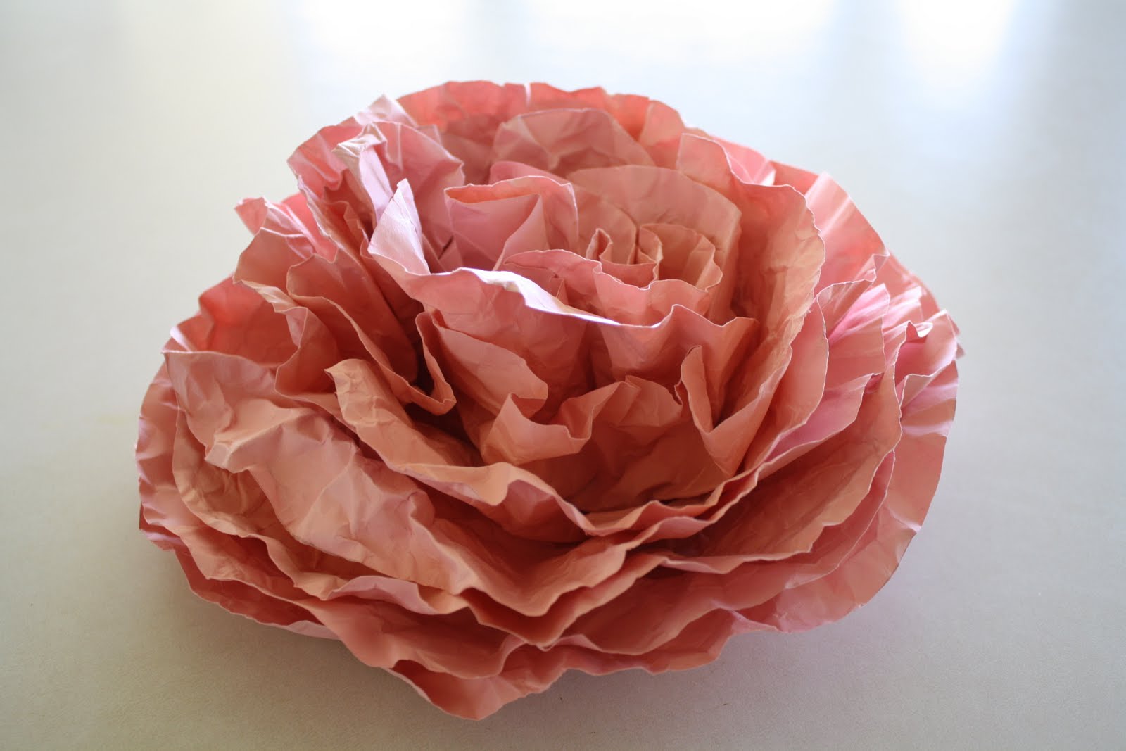 Yellow Blackbird: A Creative Blog: Giant Paper Flower
