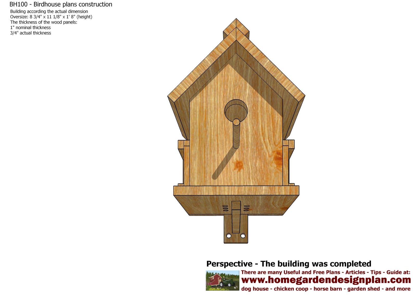 - Bird House Plans Construction - Bird House Design - How To Build 