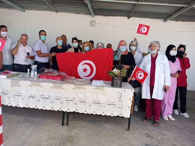 قصور الساف أكاديمية البكوش تكرّم أعوان الصحة بمستشفى سلقطة ( صور) قصور الساف أكاديمية البكوش تكرّم أعوان الصحة بمستشفى سلقطة ( صور)