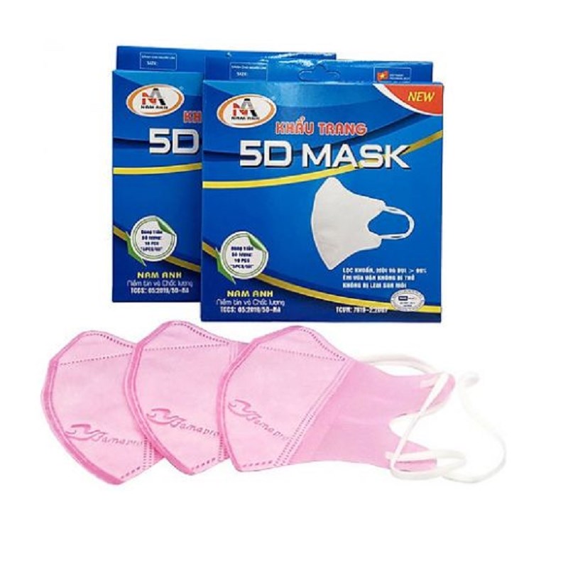 SÉT 10 KHẨU TRANG 5D MASK