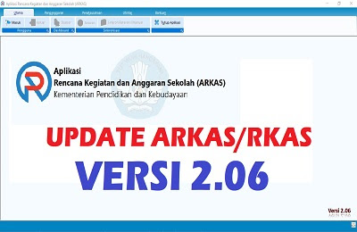 Update Aplikasi Arkas Rkas Versi 2 06 Kemdikbud Ops Sd