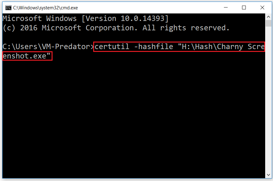 checksum windows 10 checksum windows 10