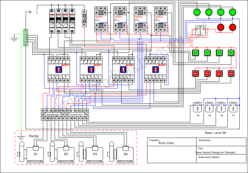 wiring diagram kontrol motor