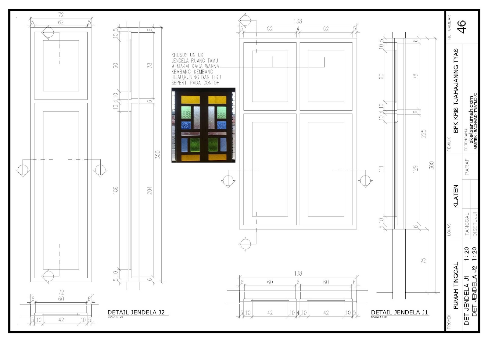 Tahap Dokumen Pelaksanaan : Gambar Kerja Rencana dan Detail - Detail