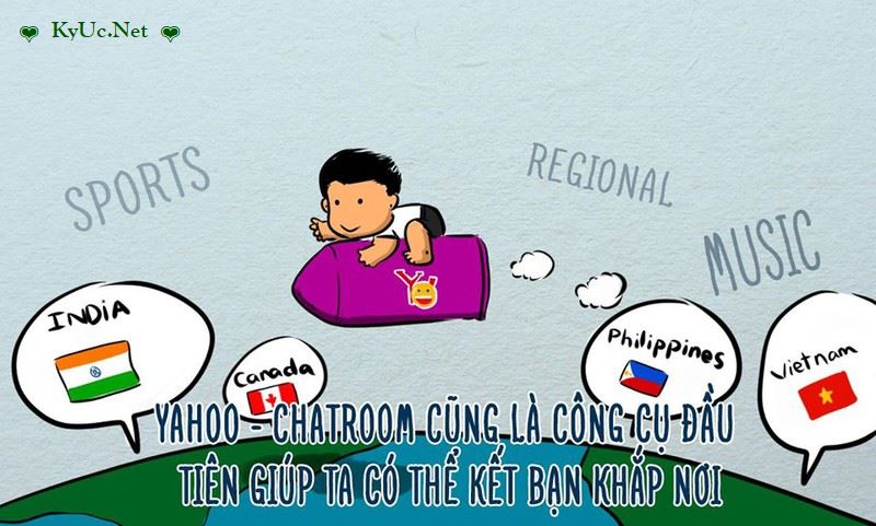 Yahoo giúp bạn có thể kết bạn, trò chuyện được với rất nhiều người trên toàn thế giới