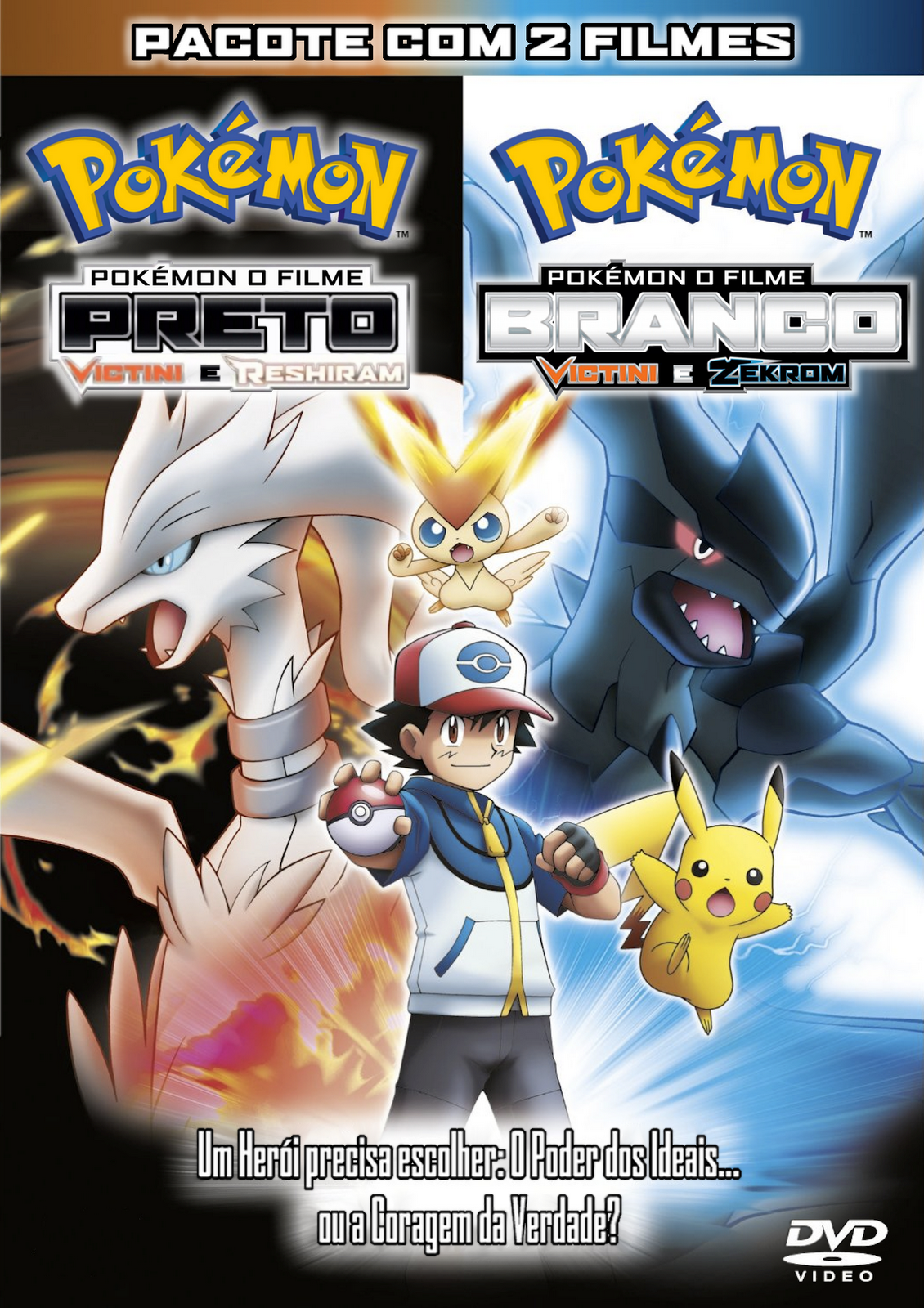 Curiosidades #14: Pokémon: O Filme - Preto/Branco - Victini e  Reshiram/Victini e Zekrom! - Pokémothim