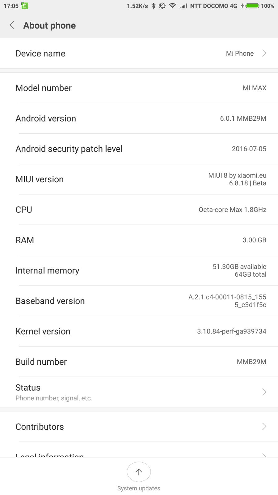 B00t S Noteb00k Xiaomi Mi Maxのセットアップ