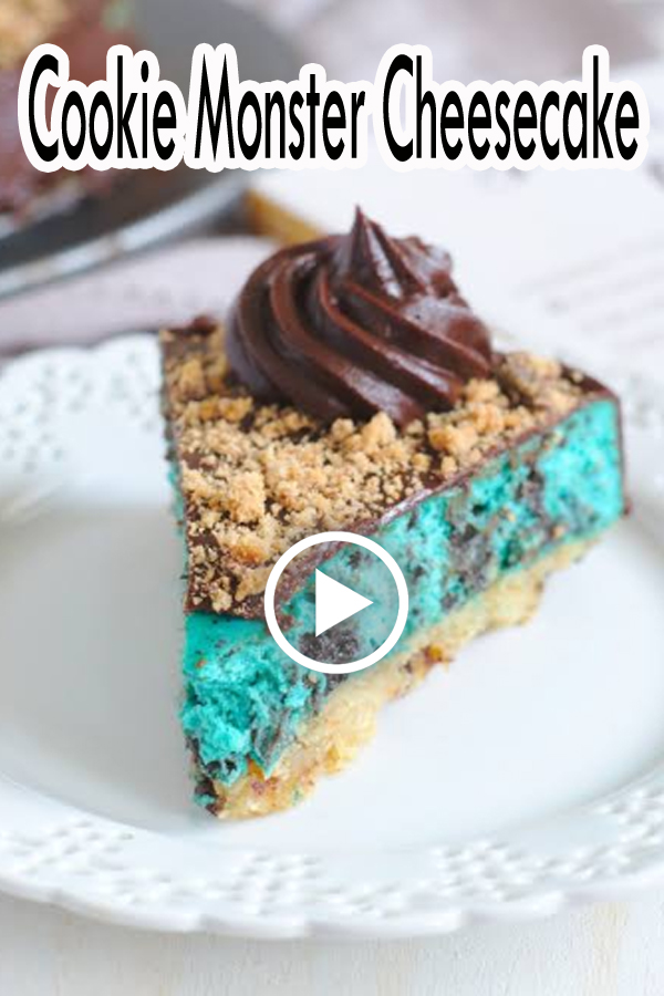 Cookie Monster Cheesecake
