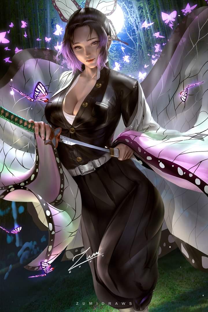 Seniman Zumi Membuat Fan Art Menarik Karakter Anime Kimetsu no Yaiba