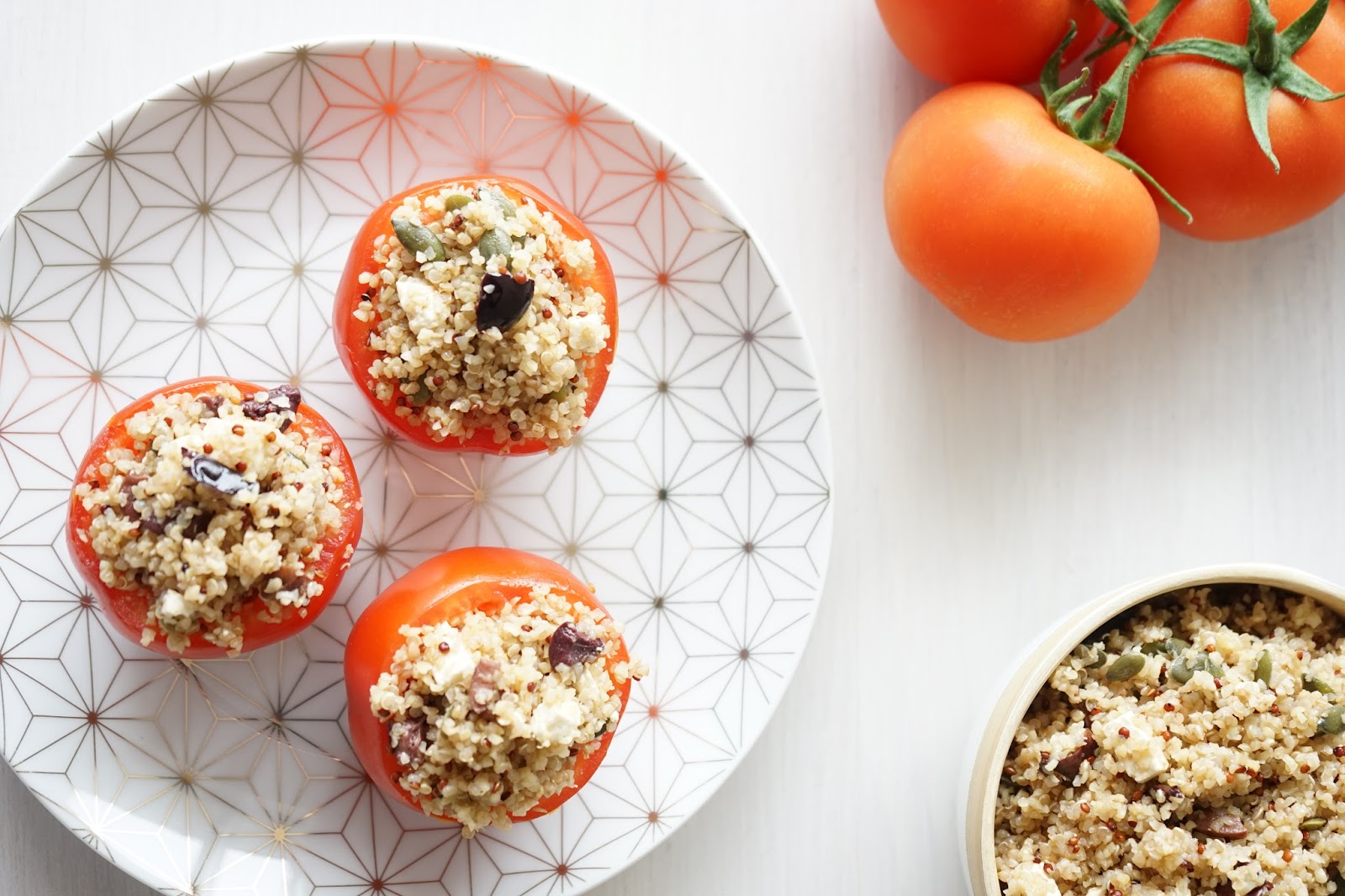 The Cook Time: Tomates farcies au boulgour, quinoa, feta ...
