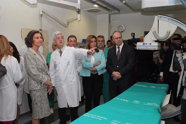 Queen Sofia attends the ceremony to mark the 40th anniversary of the Reina Sofia University Hospital