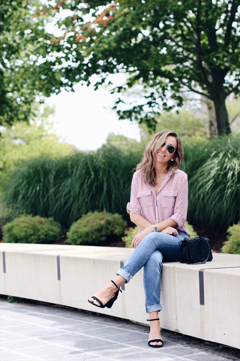 classic striped blouse - Lilly Style