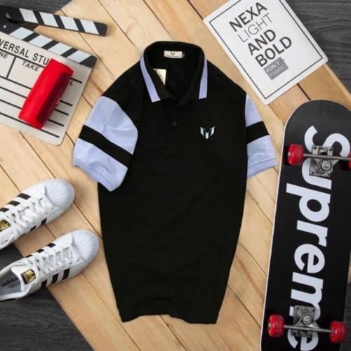 Áo thun namcổ bẻ MARC JASSON phối 90