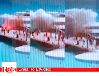 Video del momento de la explosión del transbordador de Barcos del Caribe en el muelle fiscal de Playa del Carmen