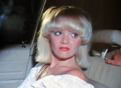 A screen shot of Darla-Lee Barnett from the 1979 film THE IDOL