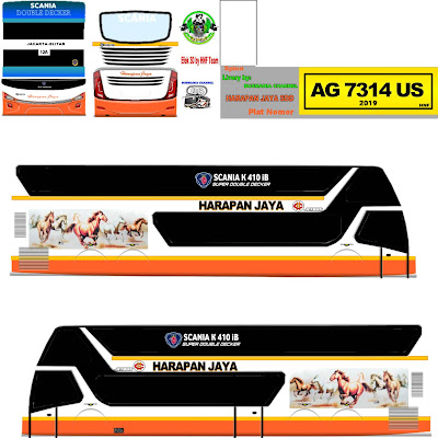 livery bussid bimasena harapan jaya