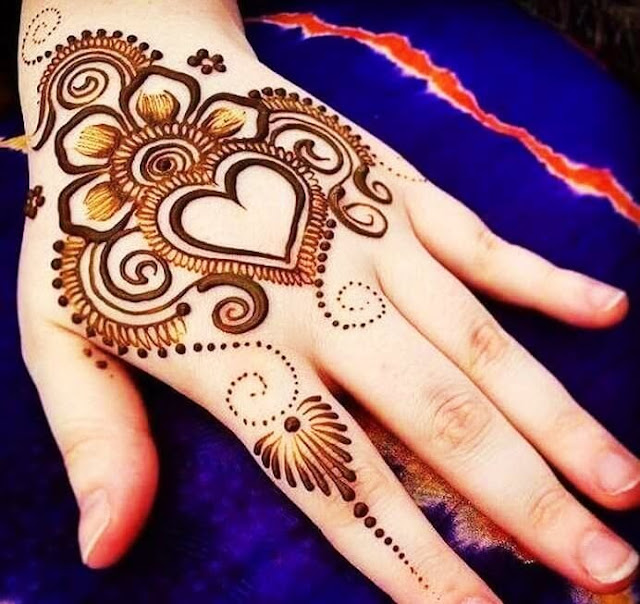 Beautiful Simple Mehndi Design Images for Raksha Bandhan