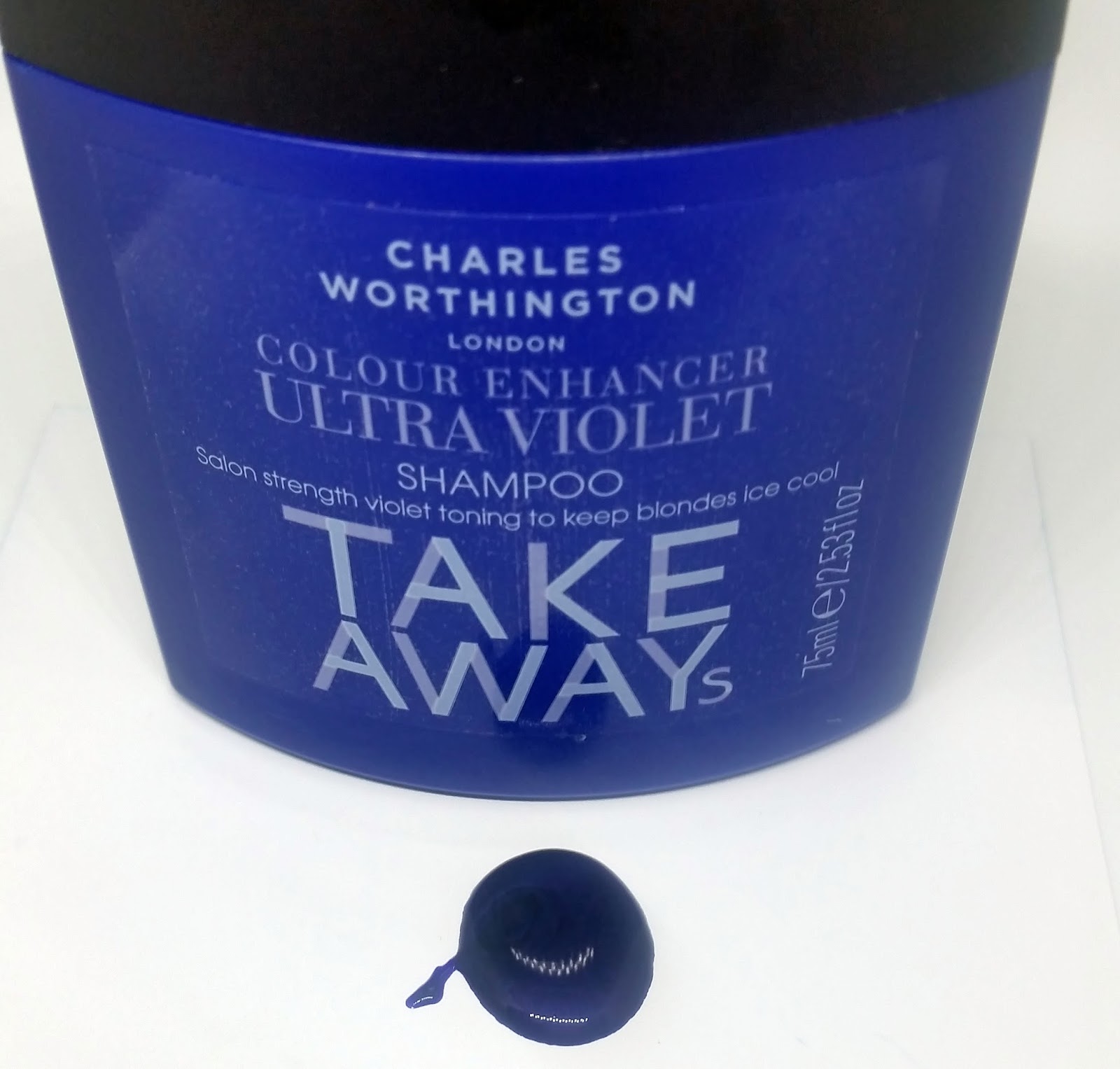 Charles Worthington Colour Enhancer Ultra Violet Shampoo. Blonde Male
