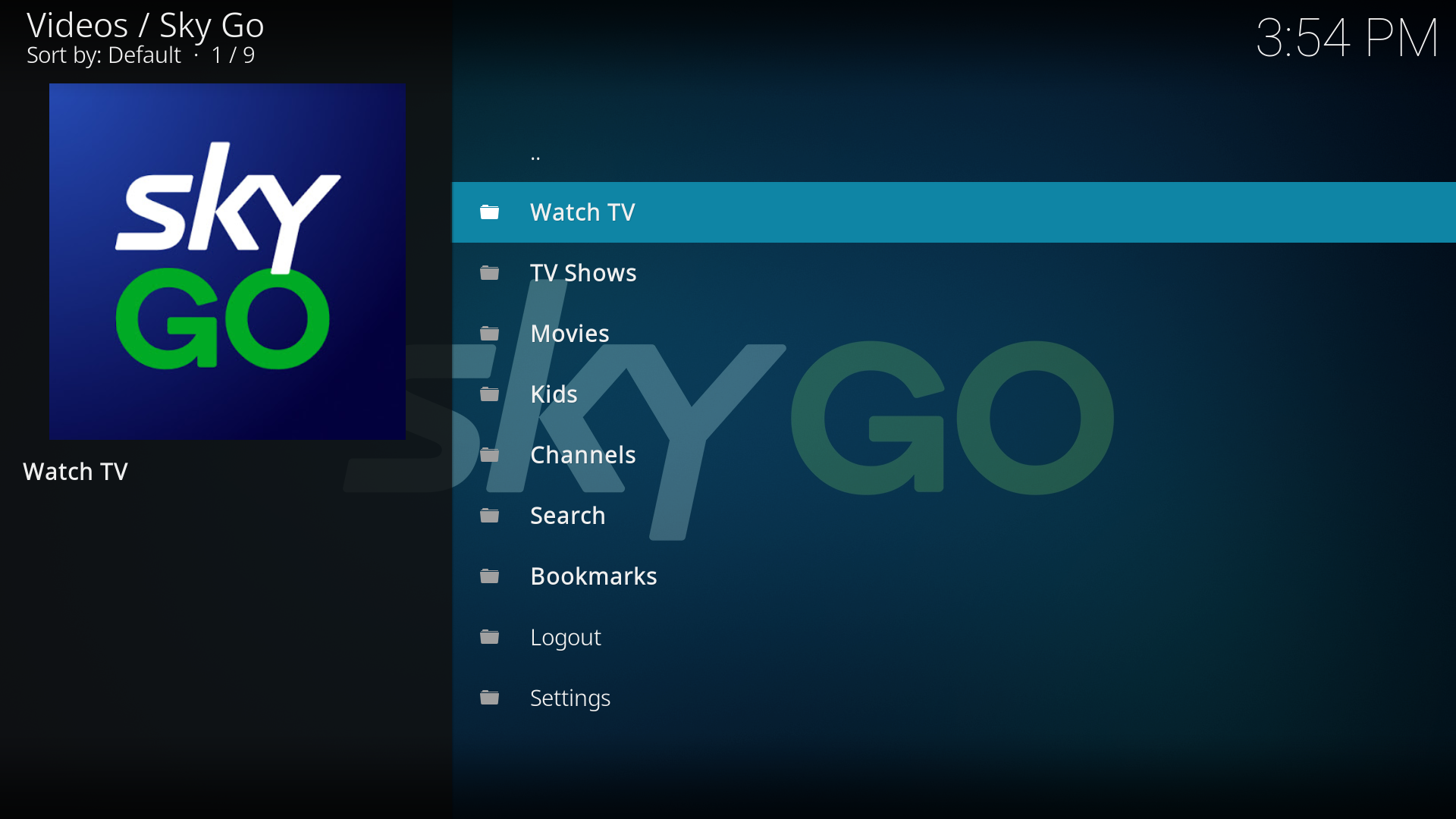 Sky Go (NZ) Kodi Addon