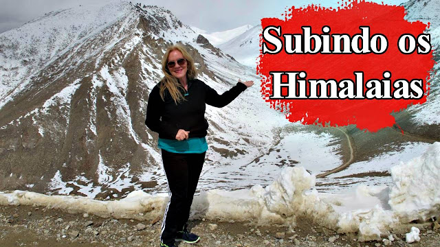 Subindo os Himalaias pela Khardung La Pass