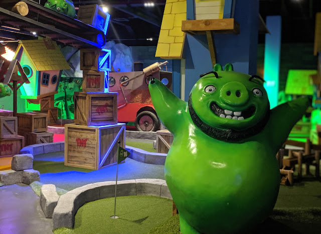 What to do when it rains in North East England | 20+ places to visit with kids - Angry Birds Golf Metrocentre