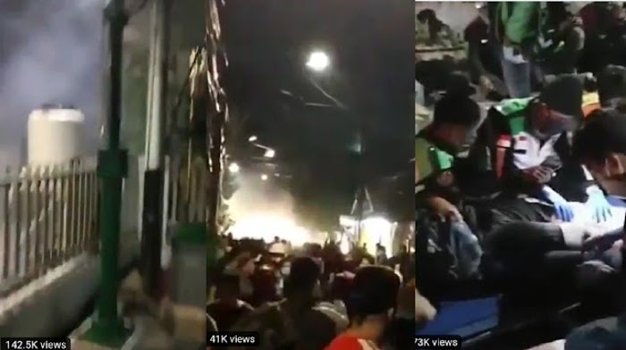 Viral! Polisi Diduga Tembaki Gas Air Mata ke Pendemo di Masjid Kwitang