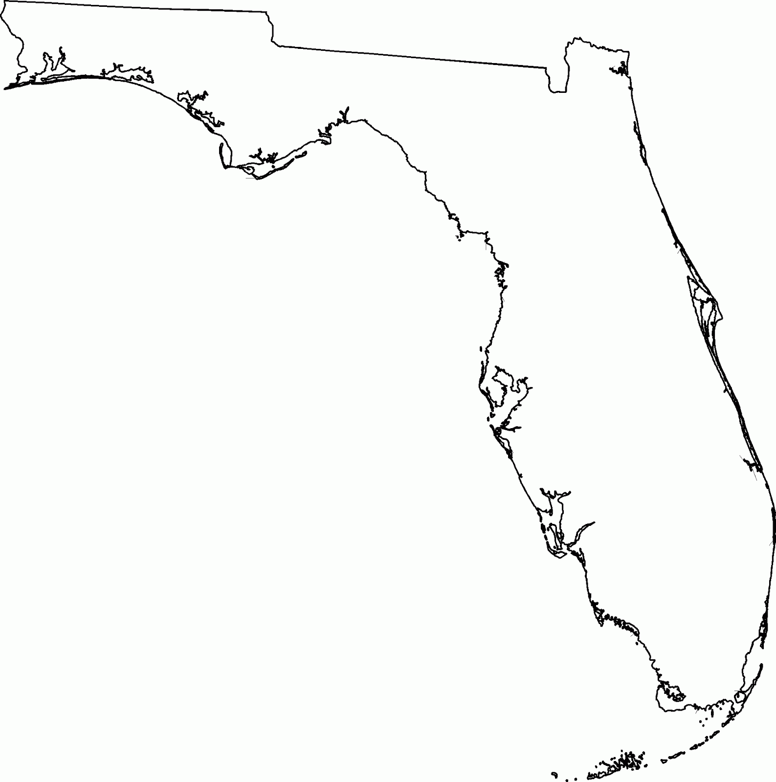 clipart map of florida - photo #26