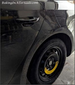 Flat tire on the Passat SE | Picture property of www.BakingInATornado.com
