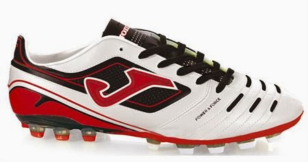 Joma Power Football Boots - White/Red/Black