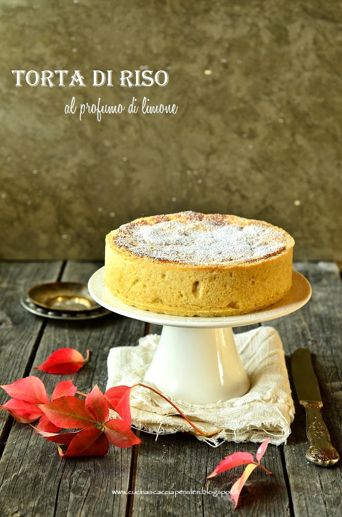 torta di riso al profumo di limone