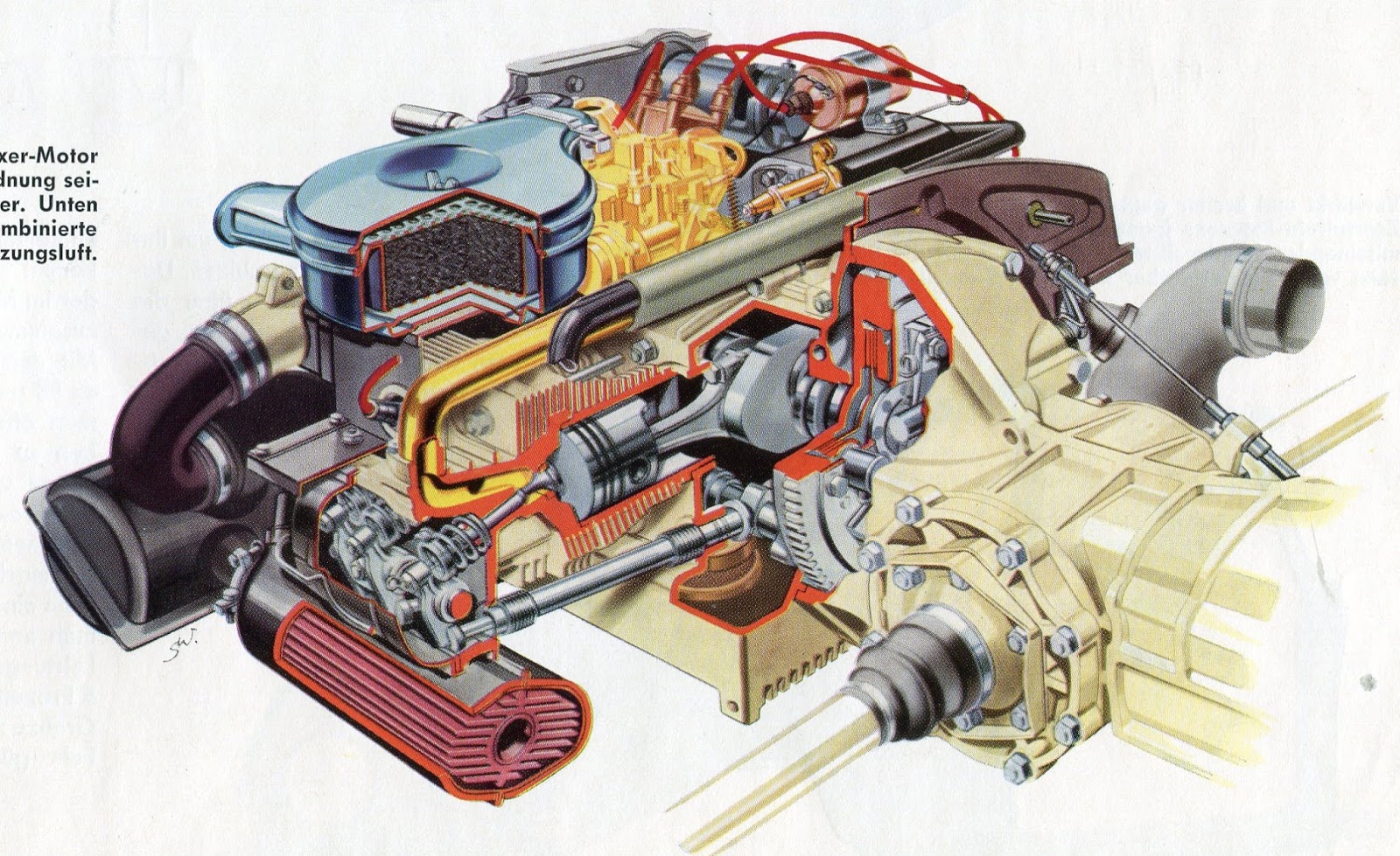 Aaron's VW1500 Blog Engine Reference Images including OKRASA Type 3