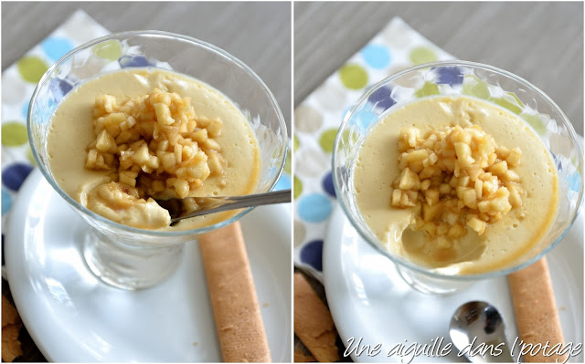 Crème au jus de pommes et sa brunoise de Granny Smith