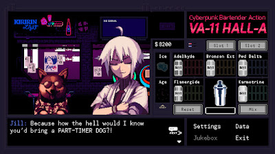 Va 11 Hall A Cyberpunk Bartender Action Game Screenshot 2