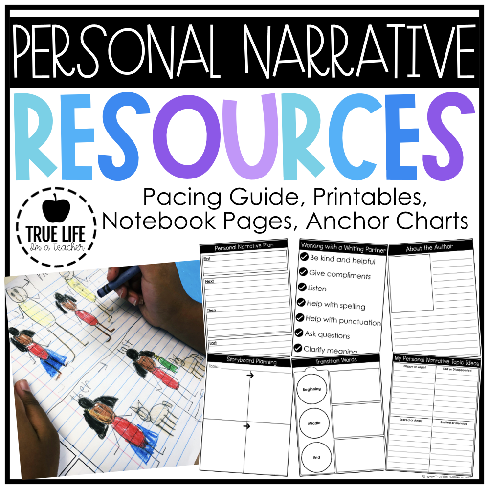 Personal Narrative Anchor Chart