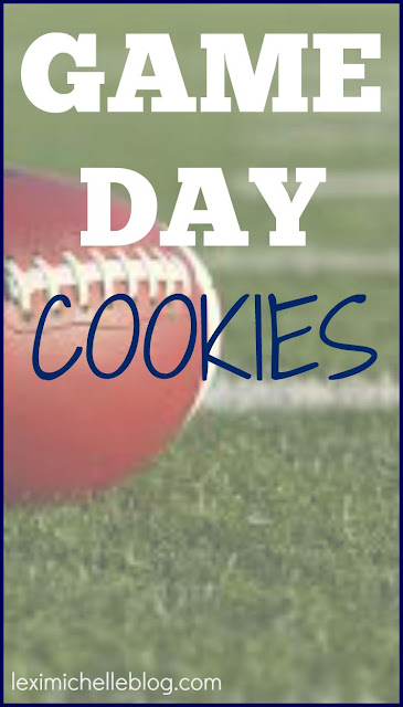 Simple & Easy white cake mix cookies for game day-- add food coloring to match your favorite team's colors!