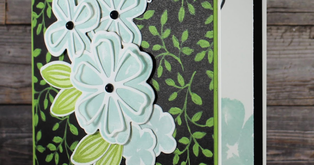Julie's Creative Stamping Pretty Perennials (Stamps by Stampin Up