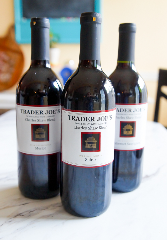 Sweet on Trader Joe's Sunday TwoBuck Chuck REDS Bake at 350°