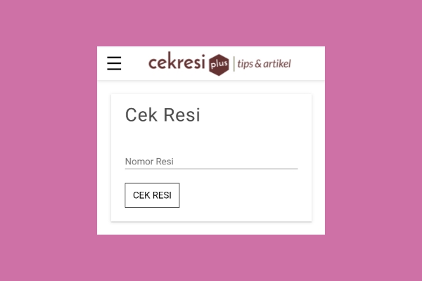 Cara Cek Resi Standard Express Shopee