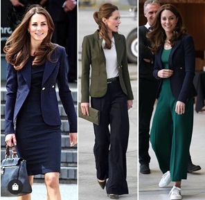 Hoje vamos nos inspirar nos looks da Kate Middleton, ela  é a esposa do príncipe Guilherme, Duque de Cambridge mais conhecido como Príncipe William, Kate com seus 38 anos, é mãe de três filhos, é uma mulher elegante, fina, e rouba os olhares a onde quer que passe.  Venha se inspirar: