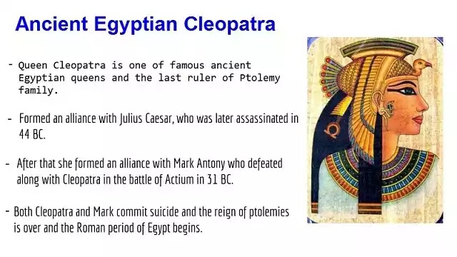 Ancient Egyptian Cleopatra