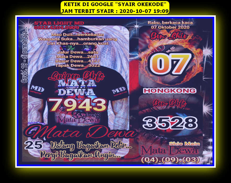 1 New Message Kode Syair Hongkong 7 Oktober 2020 Forum Syair Togel Hongkong Singapura Sydney