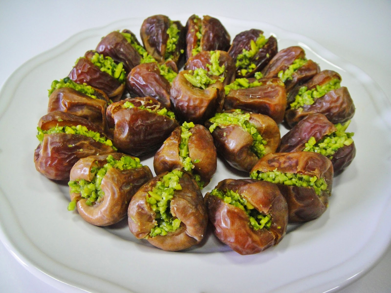 Maryam's Culinary Wonders 802. PistachioStuffed Dates